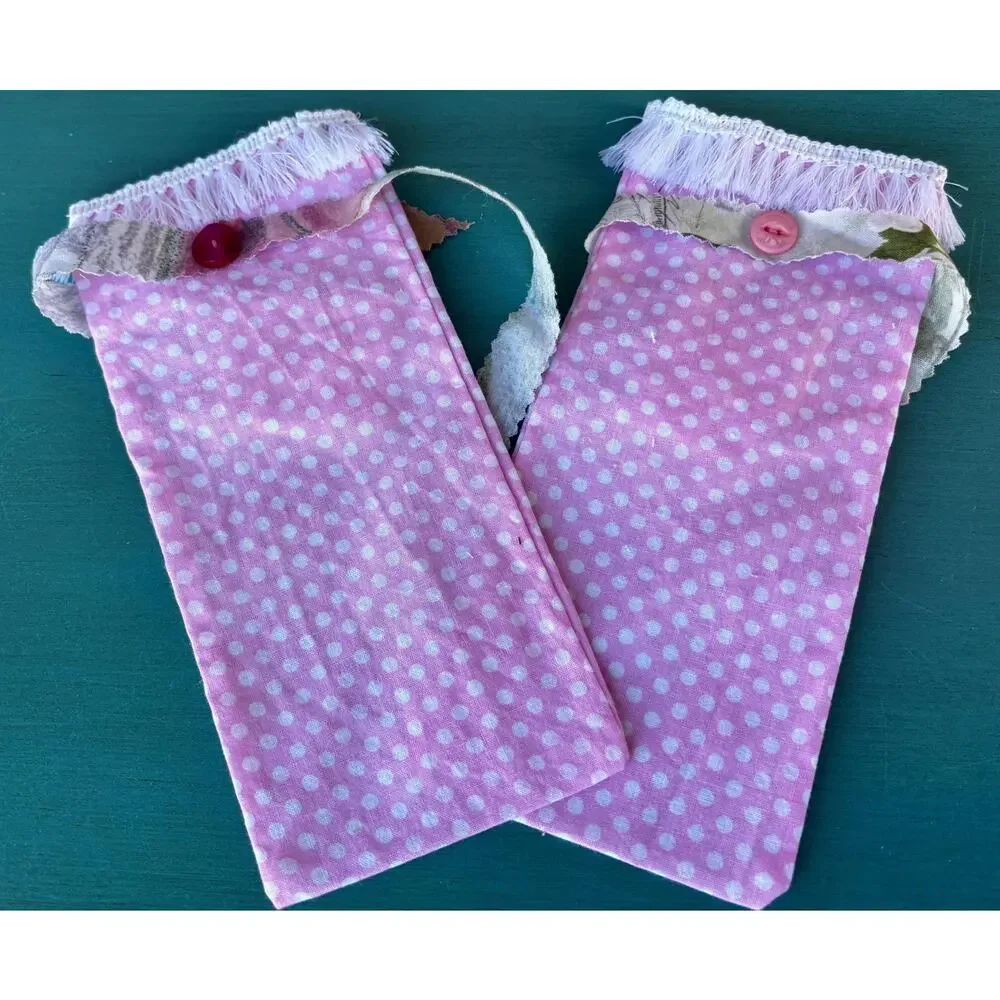 Handmade Polka-Dot Gift Bag Set: Gift Wrapping Supplies